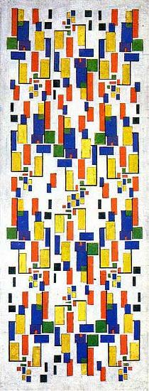 Theo van Doesburg Colour design for a chimney Sweden oil painting art